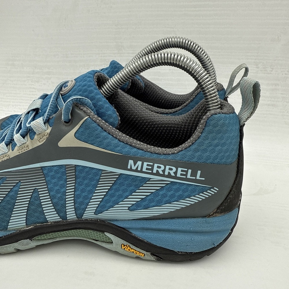 Merrell Shoes Womens 7.5 Siren Edge Hiking Sneakers Blue Low Top Lace Up J37592 - Picture 6 of 16